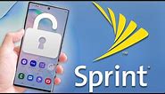 Unlock Sprint Samsung Galaxy Note 10 Plus, Note 10 & Note 10+ 5G via USB PERMANENTLY for ANY SIM
