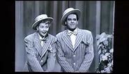 Lucy Ricardo and Ricky Ricardo sing Bungalow For Two