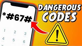 Secret phone codes can spy on you without your knowledge!