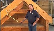 2x12 Log Home Rafter Roof System.