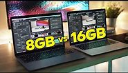 The NEW M1 Macs - 8GB or 16GB RAM For Video Editing?