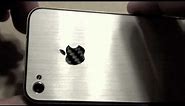 Stainless Steel Wrap for iPhone 4 & iPhone 4s (Old Material, See New Video))