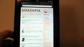 Using Reading View in Amazon's Silk Browser on the Kindle Fire (Review)