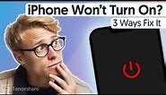 iPhone Won't Turn On? Here is the Fix!!! [2023] - iOS 16