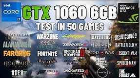 GTX 1060 6GB - Test in 50 Games in Early 2024