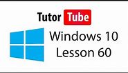 Windows 10 Tutorial - Lesson 60 - Specification Information from Dxdiag