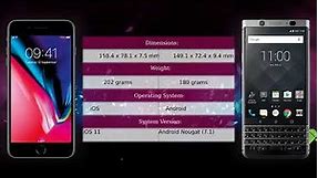 Apple iPhone 8 Plus vs BlackBerry KEYone - Phone comparison