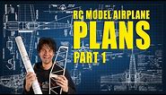 Plans for RC Aircraft Masterclass | Part 1 - Where to find and how to print and make plans?