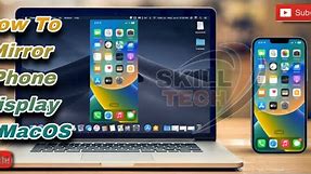 [2022] How To Mirror iPhone Display to Mac (iOS 16 and Catalina)| iPhone Display To MacBook Catalina