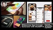 ChatGPT-4 and Midjourney Design: An AI-Powered Phone App Mockup Creation Technique