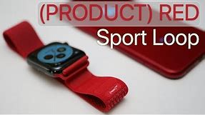 Product Red Sport Loop for Apple Watch - Review