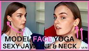 Firm Jawline and Neck | Model Face Yoga | Face Exercises
