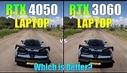 RTX 4050 vs RTX 3060 Laptop - Test in 7 Games in 2024 - Which is better?