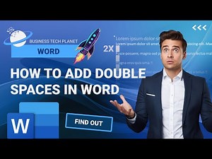 How to DOUBLE SPACE in Microsoft Word (Windows & Mac)