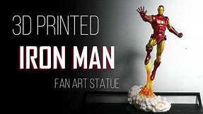Iron Man 3d Printed Fan Art Statue