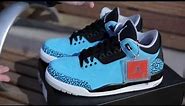 Air Jordan 3 "Powder Blue" Unboxing