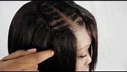 How To Sew In Weave Tracks For Invisible Part Sew In Step By Step Tutorial Part 3