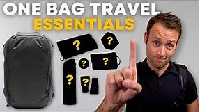 Don’t Forget These 24 One Bag Travel Essentials in 2024 (Packing Tips)