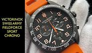 Victorinox Swiss Army Fieldforce Sport Chronograph 249163.1 Watch | Review Valjoux Relogios