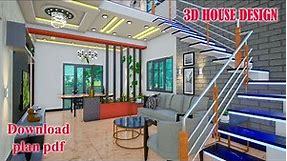 30*40 duplex house plan | 3 bedroom duplex house design | manis home