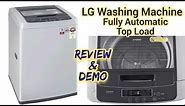 LG Washing Machine Fully Automatic Top Load Smart Inverter 6.5 Kg- Review and Demo | Features Detail
