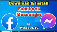 How to Download & Install Facebook Messenger in Windows 11 PC or Laptop