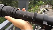 420-800mm F/8.3-16 HD Super Telephoto Manual Zoom Lens