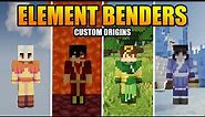 Minecraft Origins Mod: Custom Element Benders Origins Datapack! [Avatar]
