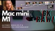 Mac mini M1 vs 6K RED RAW! Color Grading in Davinci Resolve 17 Studio