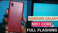 Samsung M01 Core (SM-M013F) Full Flashing || Samsung M01 Tested Flash File || 4 File Firmware 💯%