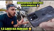 1.5 lakh ka Nuksan hogaya 😰 | bhaderwah ride peh kya hogaya 😫 | iphone tut gaya | kawasaki launch