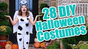 28 Last-Minute Halloween Costume Ideas | DIY Halloween Costumes