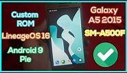 Install Lineage OS 16 on Galaxy A5 2015 SM-A500F - Custom ROM Android 9 pie