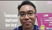 Unboxing Digi Travel Sim Card