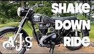 1955 AJS Model 18S 500cc Single Motorcycle - Part 7 of 7 - 50-Mile Shake Down Test Ride!