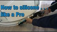 How to install & apply silicone caulk | Tutorial | Video Guide | DIY | Bathroom Hacks