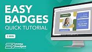 Easy Badges ID Card Software Quick Start Guide | Designing a Badge Basics