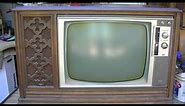 RCA VIctor CTC28 Color Tube Television Repair Restore Return To Life Part 2/3
