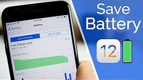 20+ Tips to Improve iOS 12 Battery Life!