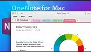 Microsoft OneNote for Mac Demo #ComputerClan