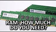 RAM - How Much Do You Need? Testing with 128GB of ECC