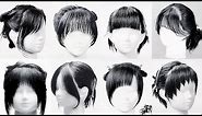 2021💇🔥Incleibles cortes de flequillos | How to cut bangs easily and quickly (Art in bangs cut)