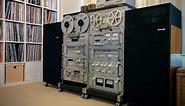 WOW! Ultimate vintage hi-fi silver Pioneer SPEC & BLUE system with HPM-150 speakers