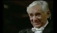 Look Ma No Hands! Leonard Bernstein at his best...