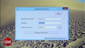 CNET How To - Turn a Windows 8 PC into a hot spot