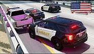 American Police Chases #18 - BeamNG drive