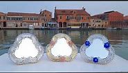 Flowers Re Davide Venetian Table Mirror - Original Murano Glass