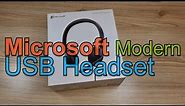 Microsoft Modern USB Headset - A quick Review
