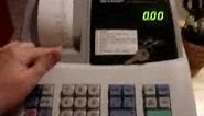 tax rate Sharp XE A102 cash register