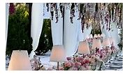 From the stunning floral arrangements to the beautiful lighting, this modern reception is a true masterpiece. ✨ Video: @lacasatoscana #weddedwonderland #modernweddingreception #luxuryevents | Wedded Wonderland